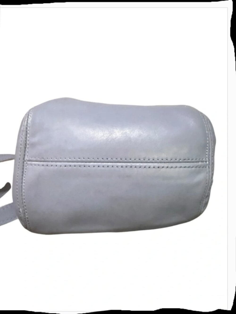 Vintage 1997 Coach Style 4156 Rare Periwinkle/Lilac  Glove‑Tanned Leather  COA - Picture 7 of 16